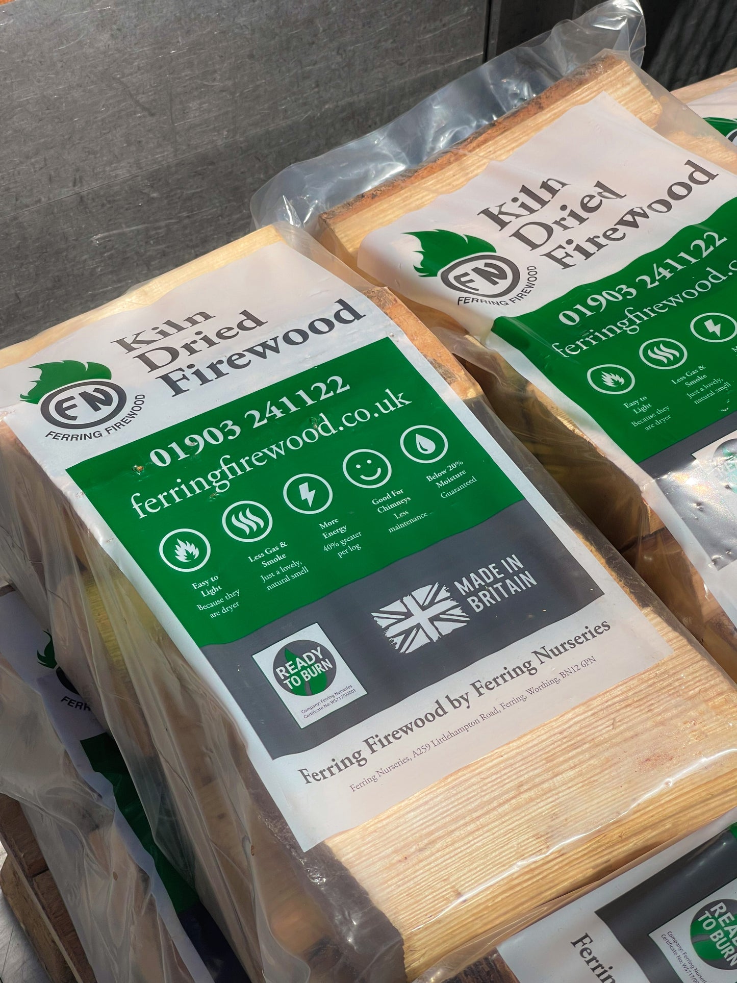 Kiln Dried Firewood Bags (20-Bags)