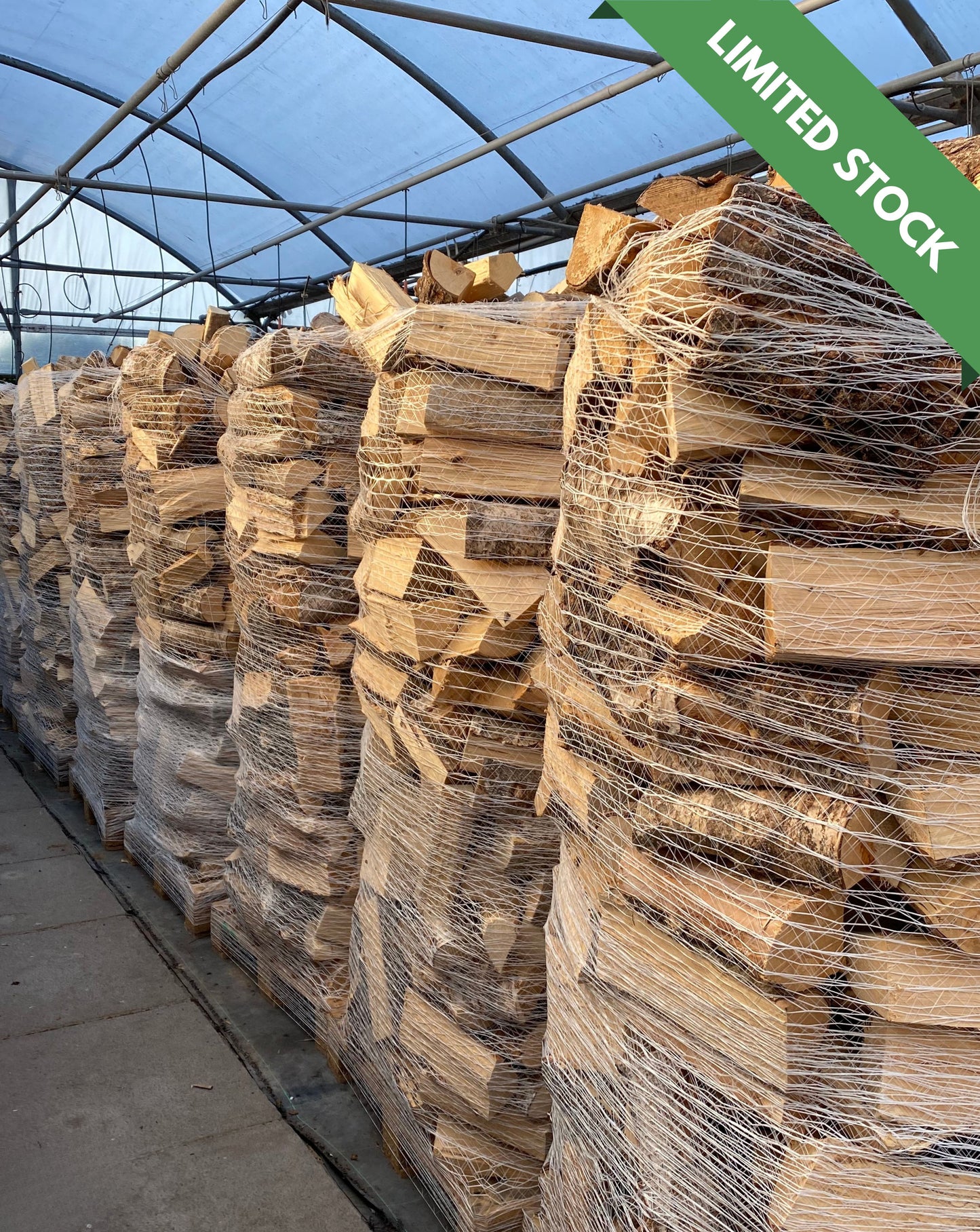 Seasoned Firewood Jumbo Wrap - 1.44m (40cm Logs)