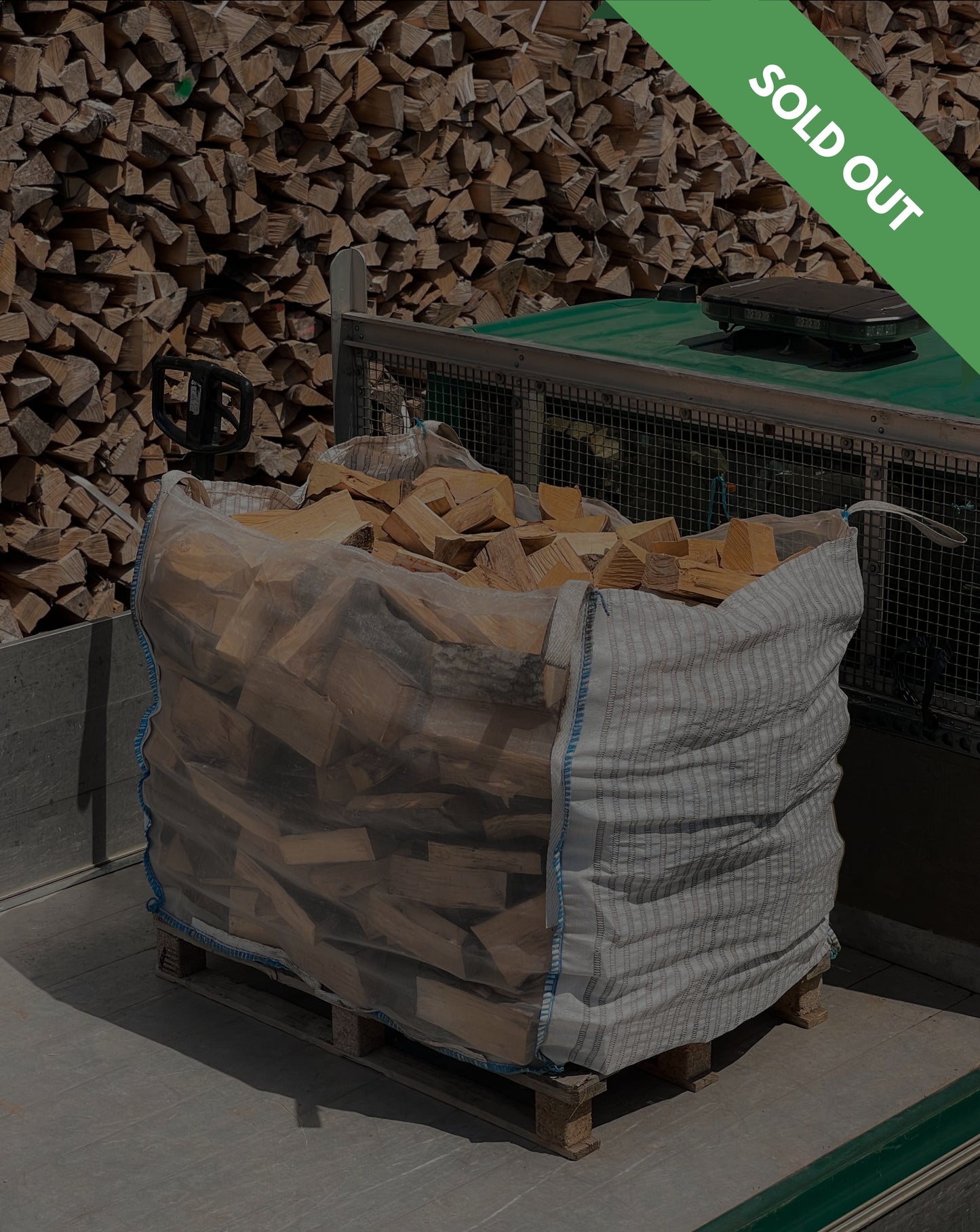 Seasoned Firewood Bulk Bag - 1m