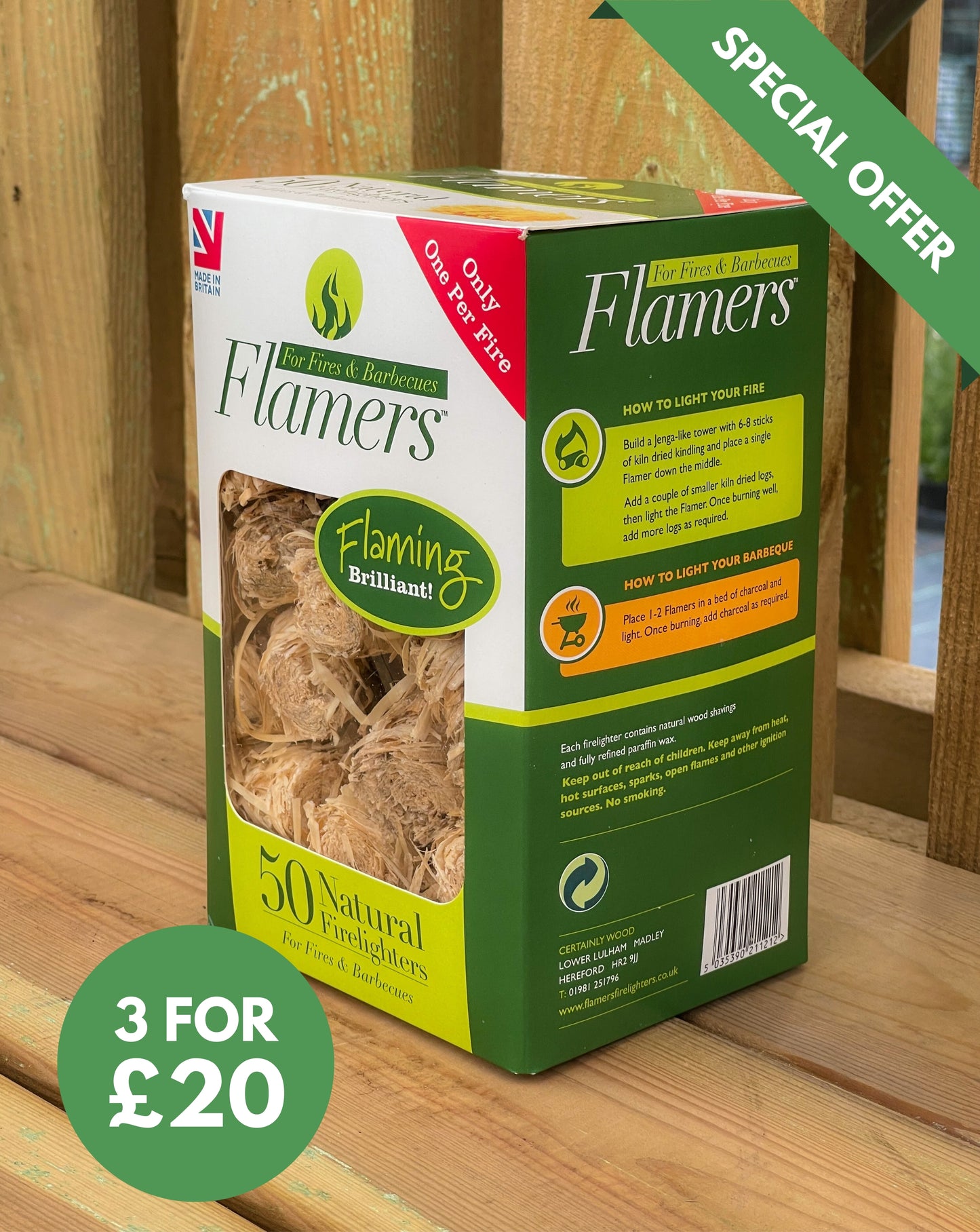 Flamer Firelighters (50-Pack)