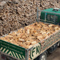 A view of our jumbo load of seasoned firewood loaded into our local delivery van.